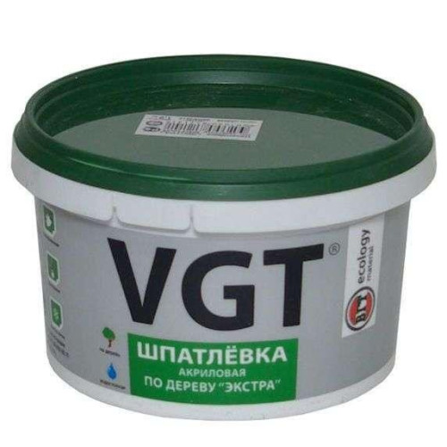 Шпатлёвка VGT ЭКСТРА по дереву Лиственница 1 кг