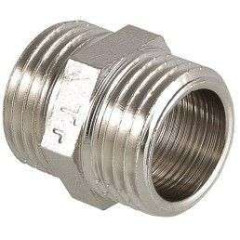 Ниппель латунный никелированный VT ф 1/2