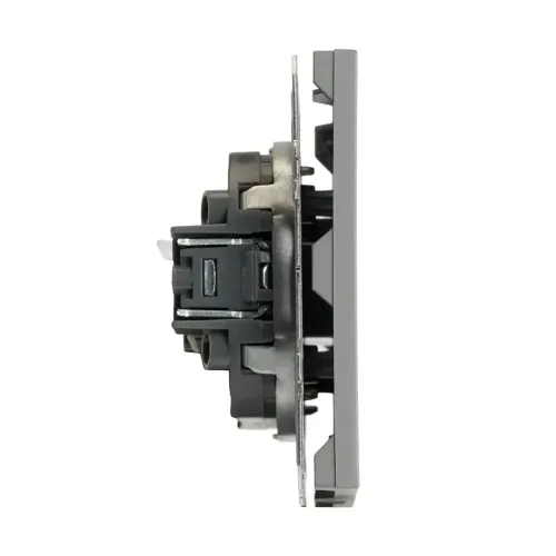 Розетка PC ЭМИЛИ платиново-серый RST00-5117-10