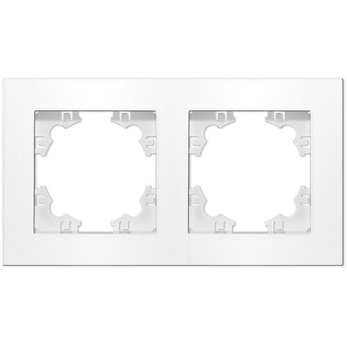 Рамка 2-пост UNIVersal Афина бел. A0044