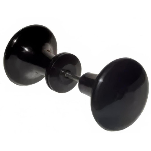 Ручка-кнопка РК-1 пласт. малая (черная) (00530)