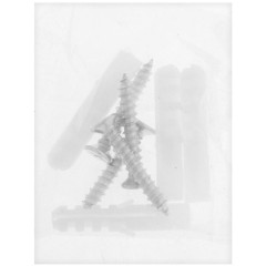 Держатель для зеркала d=17 мм, без сверления, цвет хром, 4 шт. 857132