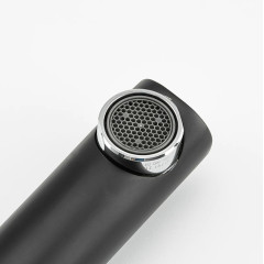 Смеситель для ванны врезной GAPPO на 3 отверстия G1103-6 чёрный/хром