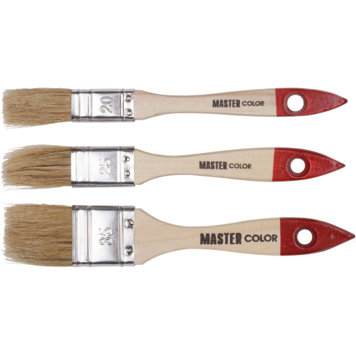 Кисти FIT Master Color флейцевые набор 3 шт (30-0502)