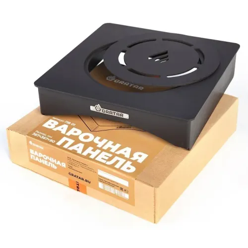 Варочная панель д/мангала GRATAR ПВ 01 367х367х90 мм