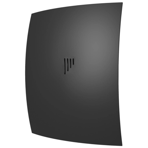 Вентилятор осевой вытяжной D100 BREEZE 4С Matt black с обратным клапаном