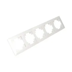 Рамка 5-пост Катрин белый PFR00-7005-01