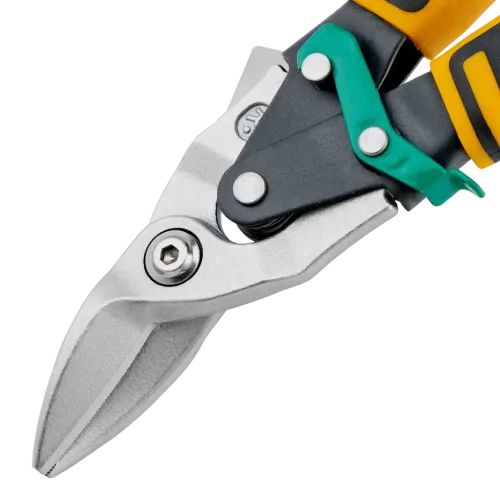 Ножницы по металлу Denzel прямой и правый рез (78371)