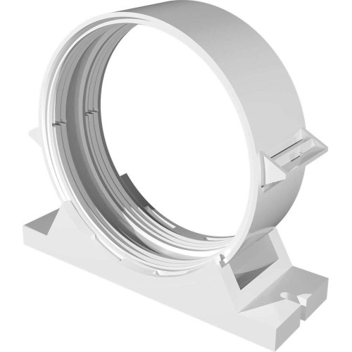 Держатель-соединитель круглых каналов с уплотнителем 10ДСКП