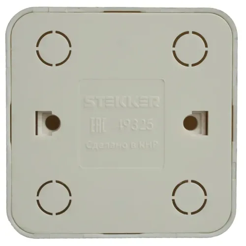 Розетка О/У 2P STEKKER серебро MST10-11-03 49325