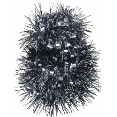 Мишура СНОУ БУМ (377-544) крученая 200х10см, ПВХ, темно-серая