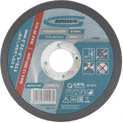 Круг отрезной GROSS 115х1,2 мм