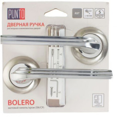 Ручки раздельные PUNTO BOLERO TL/HD SN/CP-3 матовый никель/хром (37591)
