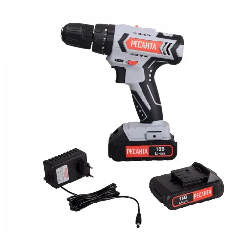 Шуруповерт РЕСАНТА ДА-18-2ЛК-У (75/14/6) (*15)