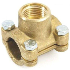 Врезка латунная FRAP с водоотводом ф 15х1/2