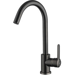Смеситель для кухни FRUD R42052-11 нерж. сталь, серый космос