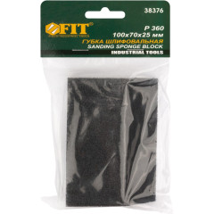 Губка абразивная FIT 100х70х25мм P360 (38376)