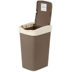 Контейнер для мусора Violet Tandem 20л шоколад/слоновая кость (516054)