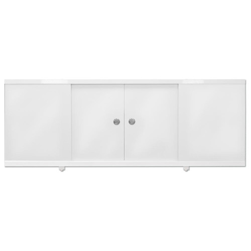 Экран для ванны купе 1,5м (белый глянец)