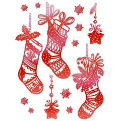 Наклейки декоративные Декоретто NO 1005 Красные носочки