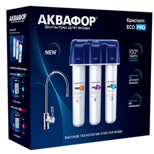 Фильтр для воды АКВАФОР Кристалл ECO Н Pro, арт.212540