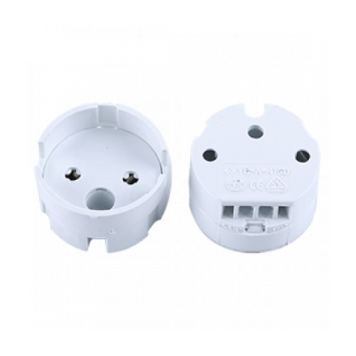 Патрон G13 для люм. ламп d26мм (T8) торцевой ECOLA AC13LWEAY (645306)