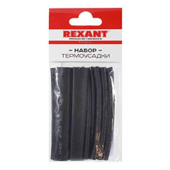 Набор термоусадочных трубок клеевых REXANT №7 3:1 29-0107 (600782)