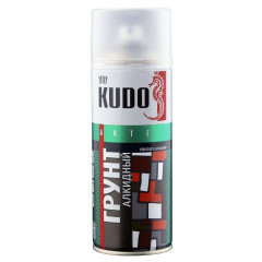 Грунт аэрозольный универсальный алкидный БЕЛЫЙ 520мл KU-2004