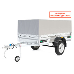Прицеп АТЛАНТ 2513 (2500х1300, борт h=300, Тент+каркас h=600)