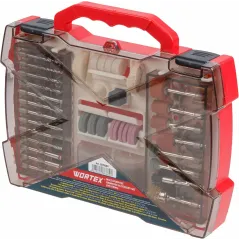 Набор насадок для гравера WORTEX (1335680) 145 предметов в боксе