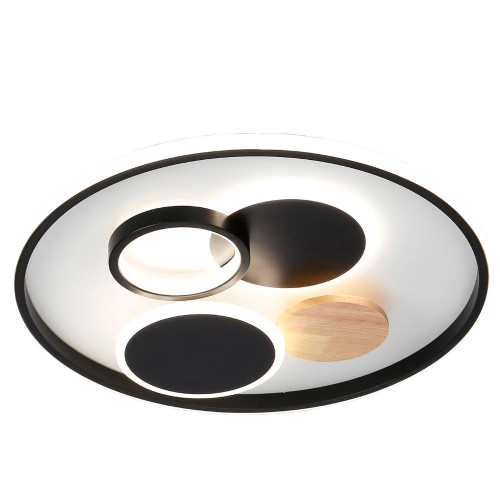 Светильник AMBRELLA FL4802 WH/BK 70W 3000K-6400K d500 белый/черный