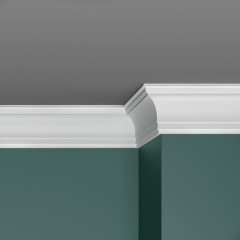 Плинтус потолочный ПРАЙМДЕКОР N-80 XPS 70/25 (75)