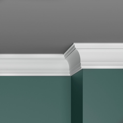 Плинтус потолочный ПРАЙМДЕКОР N-80 XPS 70/25 (75)