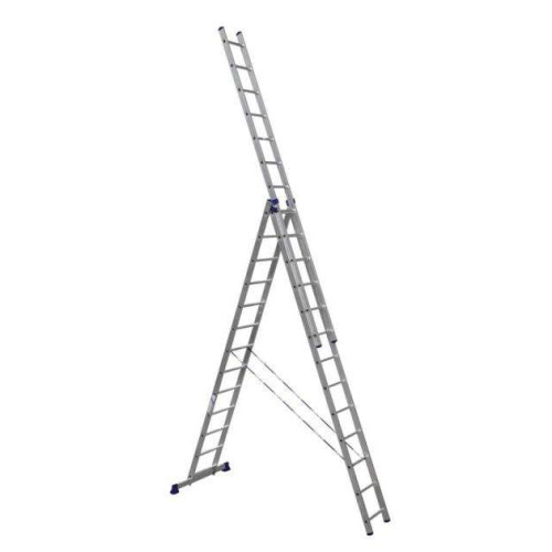 Лестница АЛЮМЕТ трехсекционная 3х12 (5312)