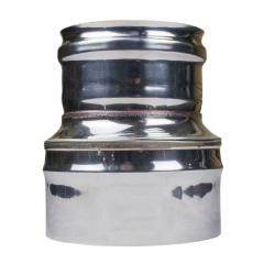 Дымоход переходник 0,5мм Ф115М-135П (AISI 430)