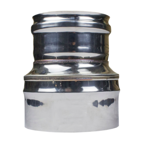 Дымоход переходник 0,5мм Ф115М-135П (AISI 430)