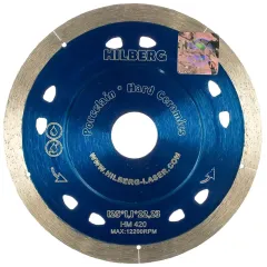 Диск алмазный Hilberg Extra Thin ф125х22,2мм сплошной тонкий (HM420)