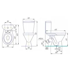 Унитаз-компакт ROSA 