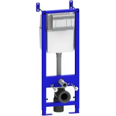 Инсталляция для унитаза УКЛАД 01.04.54.00.1 (кнопка хром)