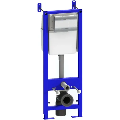 Инсталляция для унитаза УКЛАД 01.04.54.00.1 (кнопка хром)