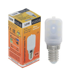 Лампа E14 светодиод.3Вт 4000К ECOLA Т25 для холодильников и шв. машин (260Lm)