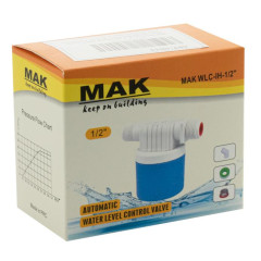 Клапан поплавковый MAK ф 1/2