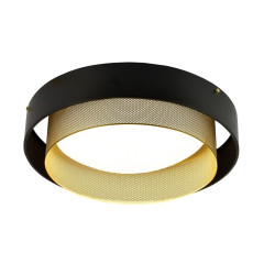 Светильник EUROSVET 90286/1 Smart чёрный/золото