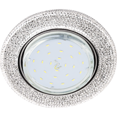 Свет. точ. ECOLA LD7069 GX53-H4 Модерн прозрачный/хром FT53CMEFB