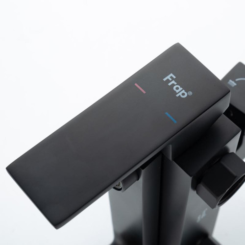 Душевая стойка FRAP F2491-6 чёрная