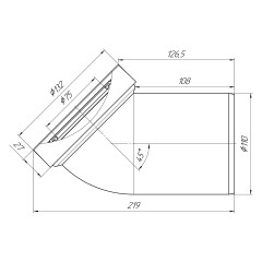Фановая труба для унитаза АНИПЛАСТ W 4220