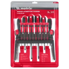 Набор отверток MATRIX Fusion 18 шт на полке (11452)
