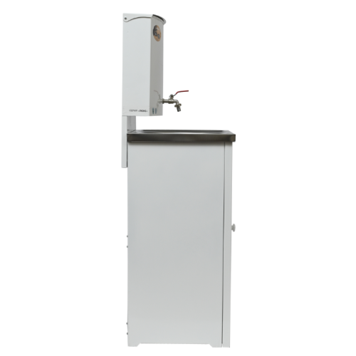 Умывальник дачный ВИХРЬ ЛЮКС (74/4/5) без подогрева, нержавеющая мойка, цвет белый