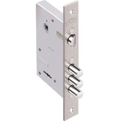 /Замок врезной б/руч. ЭЛЬБОР 1.04.27.5.1.1 Кремень б/оп (04741)