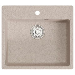 |Мойка комп. MIXLINE ML-GM15 500х560x180мм, песочная, сифон